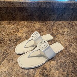 Tory Burch White Sandals